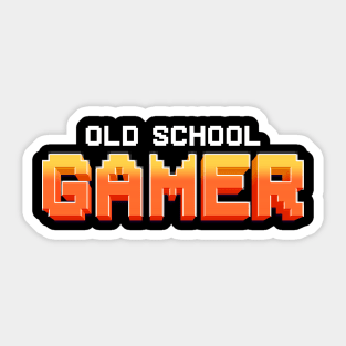 Old School Gamer Sticker